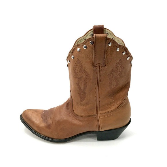 Durango Shoes - Durango Cowboy Western Boots Mid Calf Studded 11